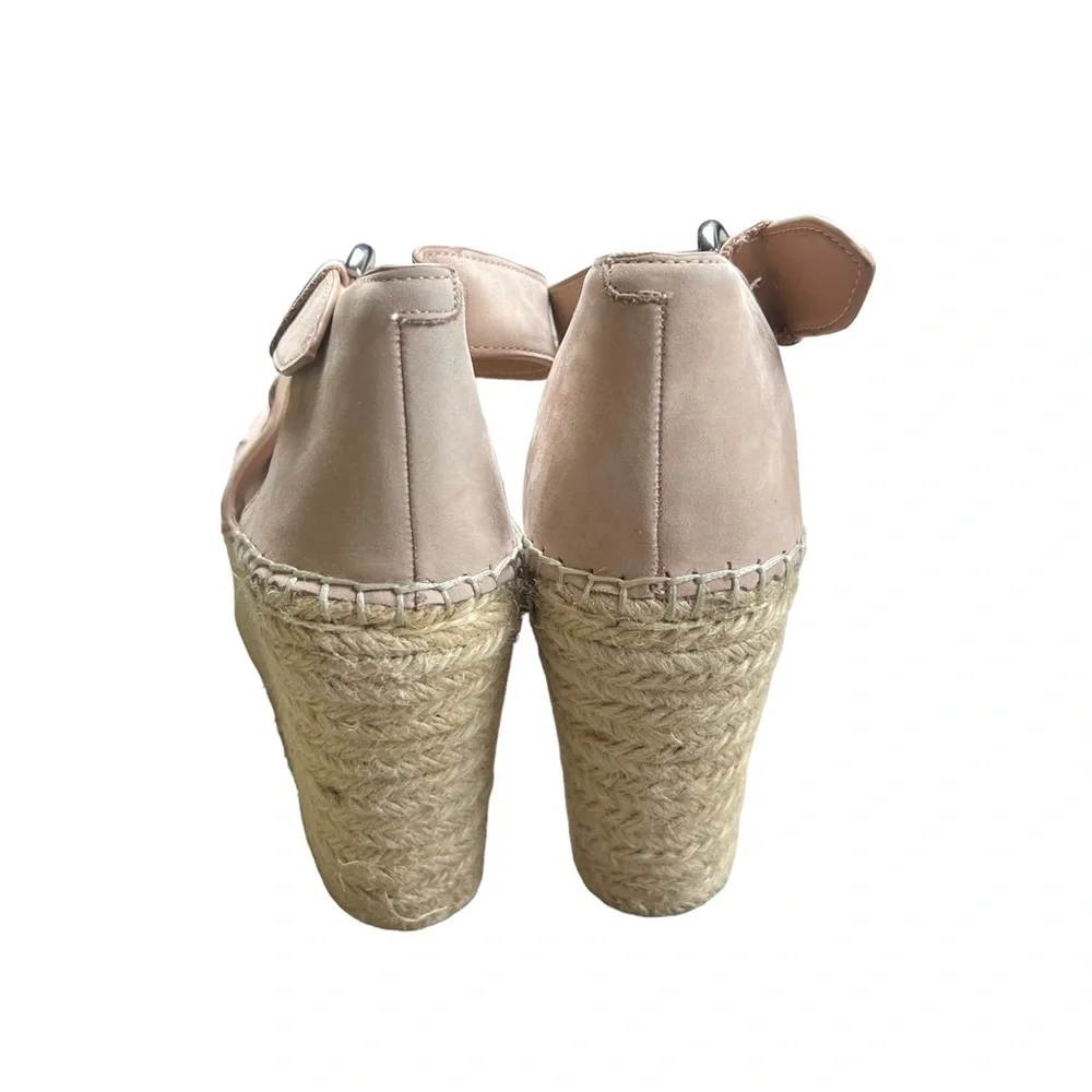 Marc Fisher Woman's Ladella‎ Espadrille Platform Wedge Sandal SZ 8.5